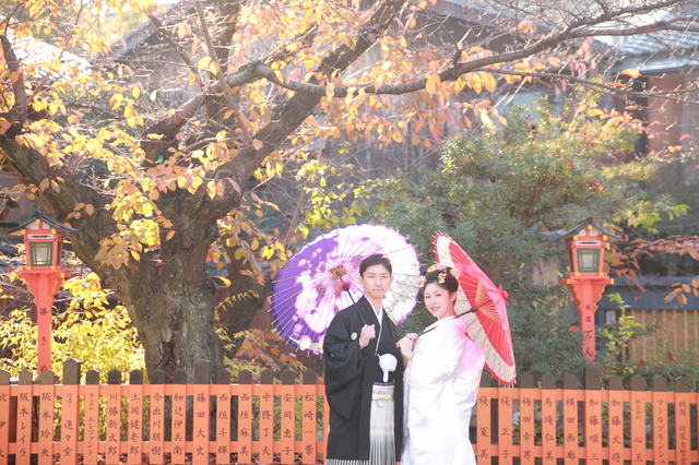 京都祇園で前撮り